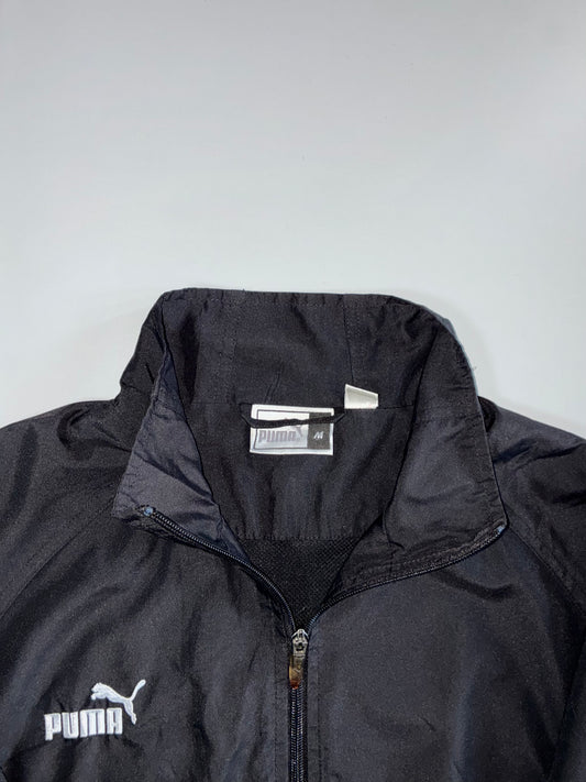Puma Classic Black Windbreaker Jacket (XL)