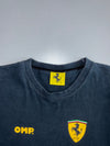 Ferrari x OMP | Scuderia Racing Tee | Black/White (XL)