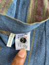 Vintage Louis Philippe London Striped Shirt(L)