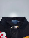 Polo Ralph Lauren Big Pony Polo T-Shirt | Fully Embroidered Black & Red (M)