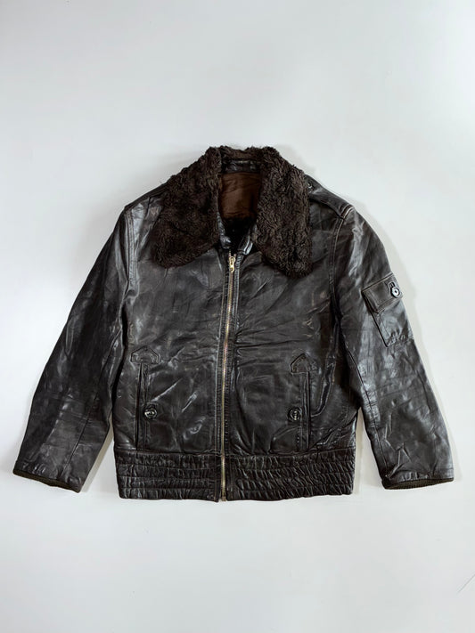 Lauster Ledermode Premium Original Leather Jacket (Furr Inside )(M)