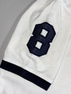 Tommy Hilfiger White "H" Crest Polo T-Shirt with Striped Collar – Youth (XXS)