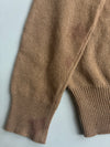 Vintage Polo Ralph Lauren Camel Brown Knit Crewneck Sweater (M)
