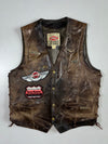 Last Rebels Harley-Davidson Patchwork Leather Vest (M)
