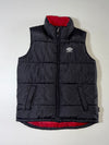 Dickies Since 1922 Padded Fleece-Lined Puffer Vest – Black/Red (S)