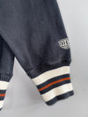 Vintage Old Time Hockey NHL Original Six Zip-Up Hoodie All Team Patches (XL)