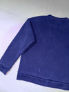 Lacoste Navy Blue Logo Patch Crewneck Sweatshirt (S)