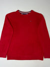 Tommy Hilfiger Classic Red Knit Crewneck Sweater (XS)