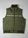 Levi’s Red Tab Puffer Vest – Olive Green Sleeveless Vest (XL)
