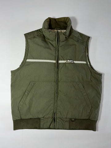 Levi’s Red Tab Puffer Vest – Olive Green Sleeveless Vest (XL)