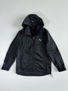 Puma Black Hooded Windbreaker (Detechable Hood) Jacket (M)