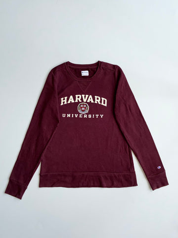 Champion | Harvard University Maroon Crewneck Sweatshirt | (S)