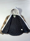 Field & Stream Hooded Quilted Flannel Shirt Jacket Heavy (XL)