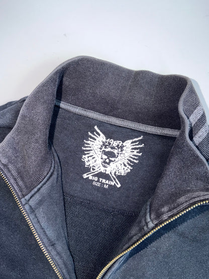 !       Big Train 1989 Rhinestone Skull RARE Jacket (L)