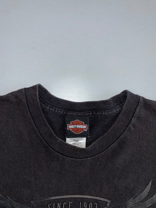 Vintage fade Harley-Davidson “Since 1903” Eagle Graphic Tee Faded Black (XL)