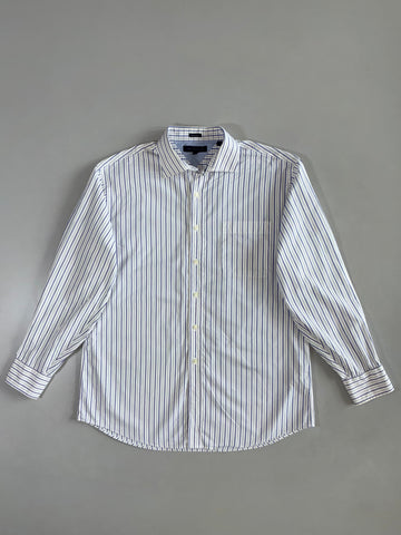 Tommy Hilfiger Multi-Stripe Dress Shirt (Xl)