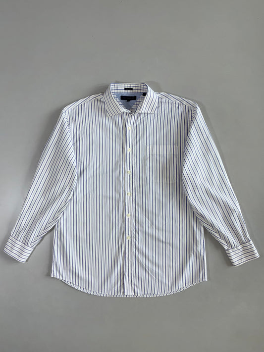 Tommy Hilfiger Multi-Stripe Dress Shirt (Xl)