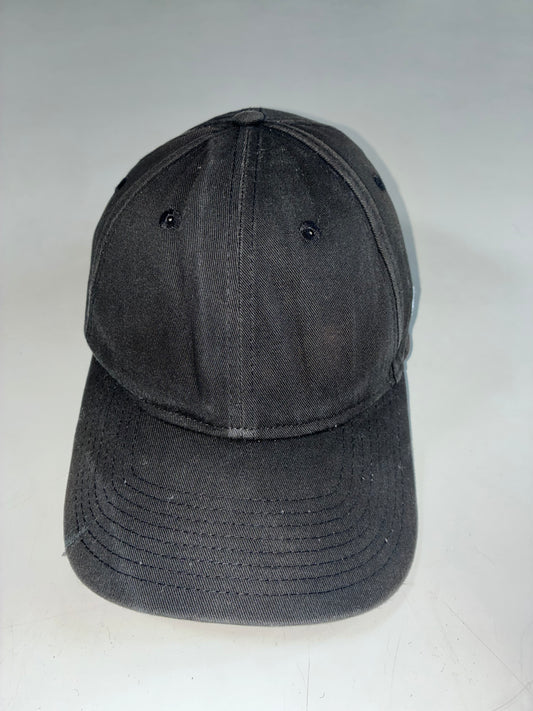 New Era 9FORTY Plain Washed Black  Cap – Made in Laos (Adjustable)
