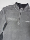 Columbia Grey & Black Quarter-Zip Performance Fleece Pullover (XL)