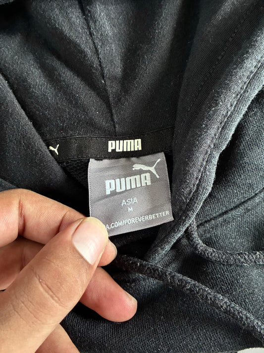 Puma Black Logo Hoodie (M)