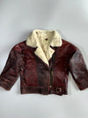 Vintage Premium Heavy Leather Jacket (Furr Inside) (S/M)