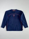Nike Team Illinois Fighting Illini Therma-FIT Navy Fleece Pullover (XL)