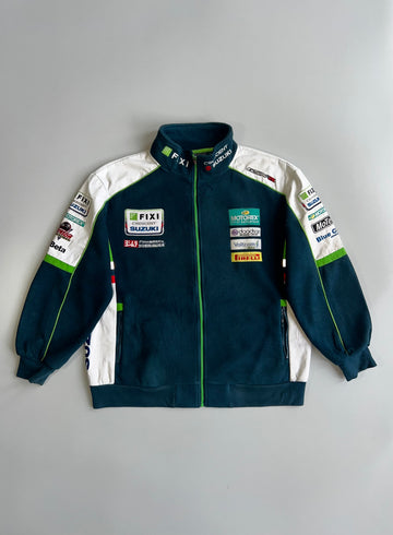 Suzuki Collection | FIXI Crescent Superbike Team Fleece Racing Jacket (Xl)