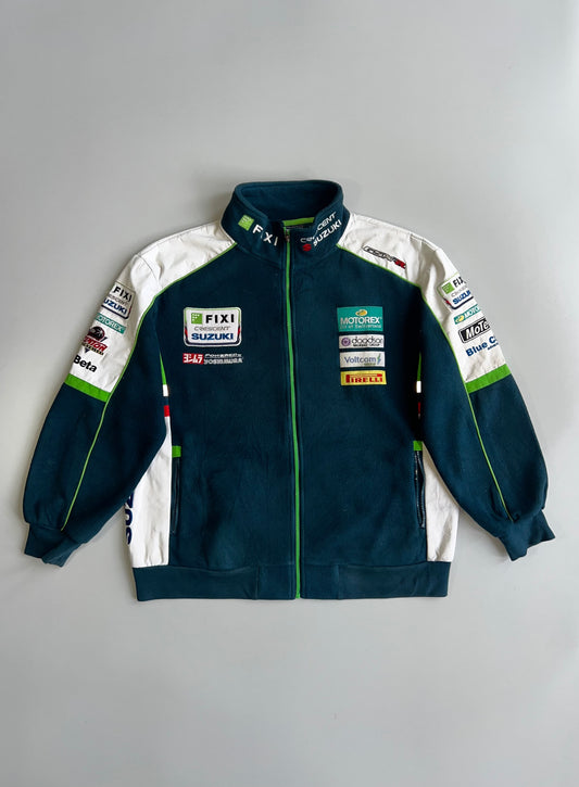 Suzuki Collection | FIXI Crescent Superbike Team Fleece Racing Jacket (Xl)