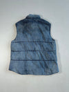 Vintage Polo Ralph Lauren Light Wash Denim Aztec Puffer Vest (L)