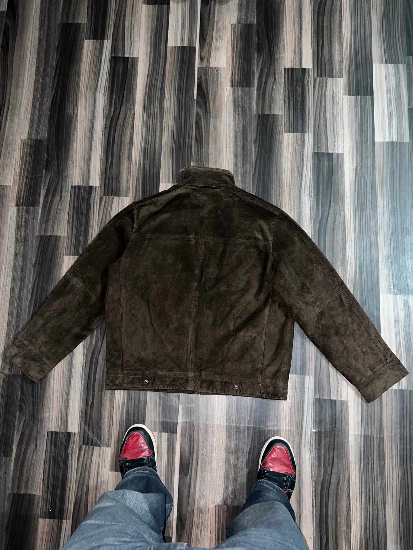 ZUltra Premium Original Sued Leather Jacket (L/XL)