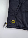 Adidas Vintage Puffer Vest Black/Yellow Back Logo (L/XL)