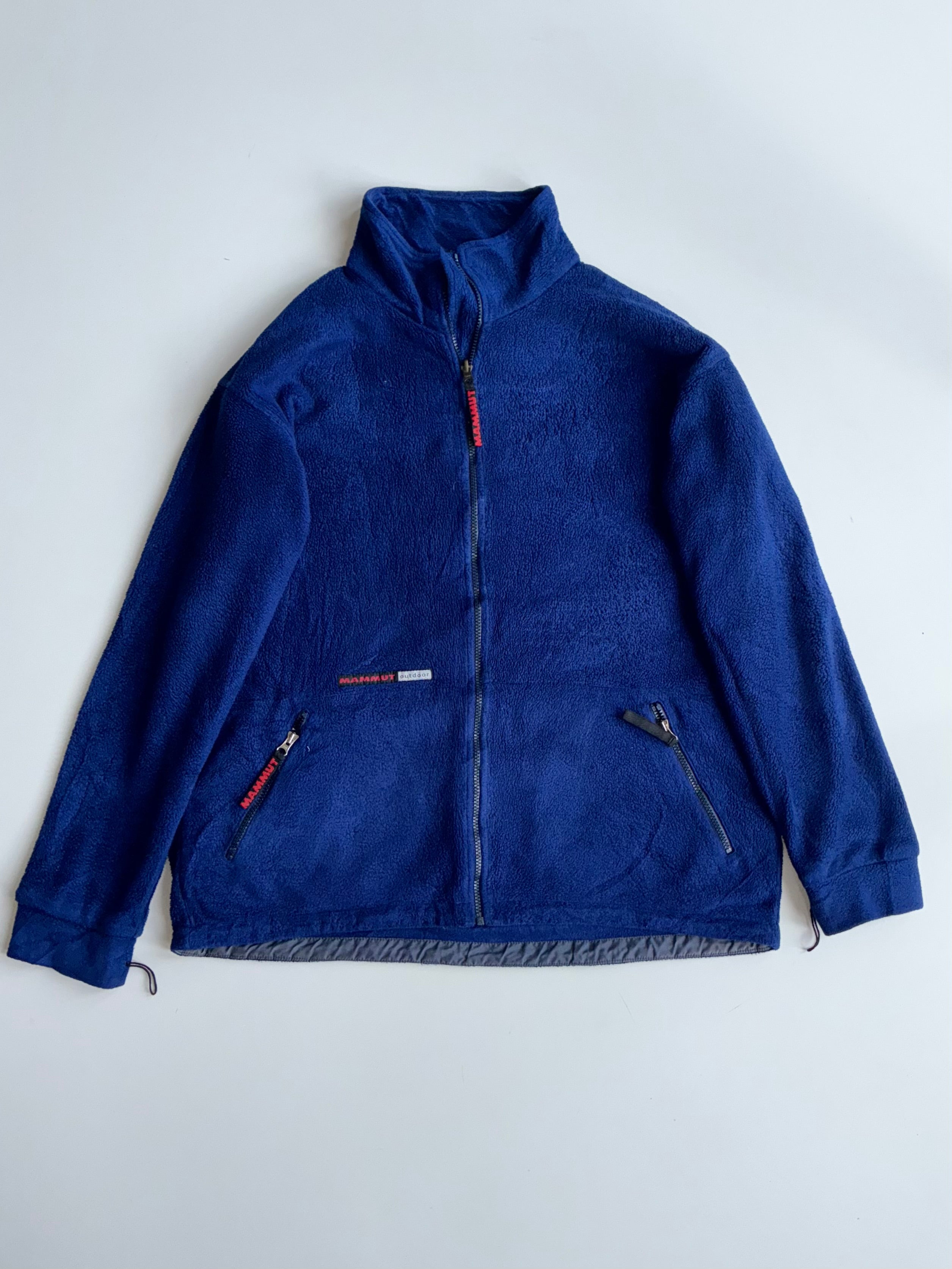 Mammut Polartec Fleece Zip-Up Jacket – Navy Blue (Xl) – Drip Drop