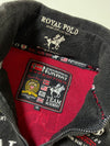 Royal Polo Geographical Norway Expedition Embroidered Fleece Jacket – Black (S)
