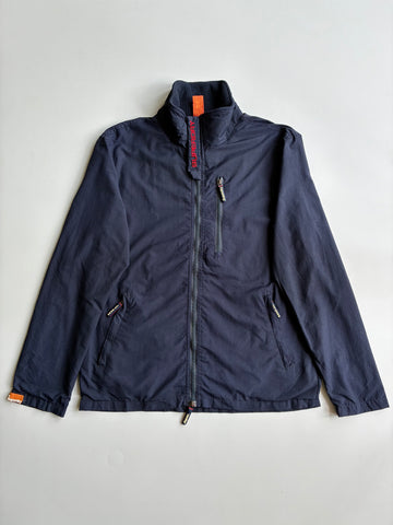 Superdry Professional "The Windhiker" Navy Windbreaker Jacket (L)