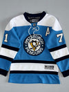 Reebok NHL | Pittsburgh Penguins Authentic Hockey Jersey #71 | Light Blue/White/Navy | (S)