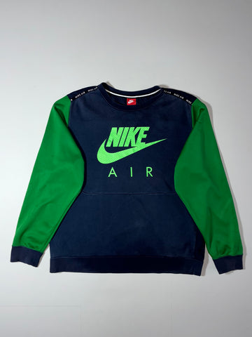 Nike Air Colorblock Crewneck Sweatshirt Navy/Green  (2XL/3XL)