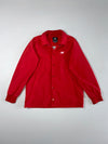 New Balance Coach Jacket – Red Snap-Button Shell Jacket (M)