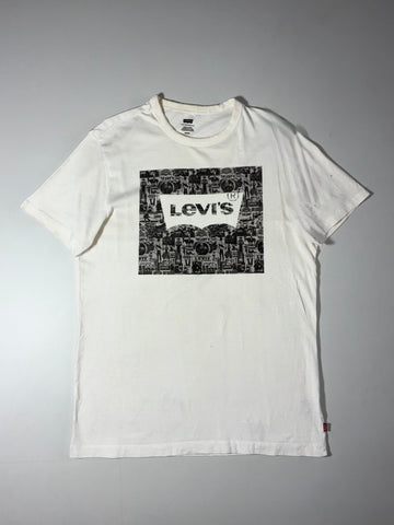 Levi's | Batwing Collage Graphic Tee White | (L)