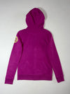Vintage Roots Athletics Purple Graphic Zip-Up Hoodie (XS/S)