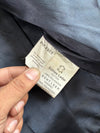 Vintage Black Leather Button-Up Waistcoat Vest (S)
