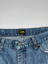Lee Relaxed Fit Distressed Blue Jeans (W:38|L:42)