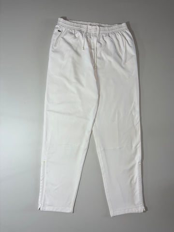Lacoste Sport Zip-Ankle Track Pants – White (W:40) (L:31)