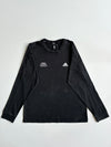 Adidas | Black "Three Stripes" Long Sleeve Tee | (L)