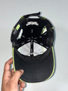 Vintage Kawasaki Racing Team Black Green Cap (Adjustable)