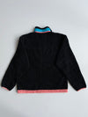 FILA Colorblock Sherpa Fleece Jacket – Black/Blue/Pink (S)