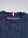 Tommy Hilfiger Textured Knit Crewneck Sweater (M)