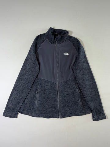 The North Face Women’s Grey Full-Zip Technical Fleece Jacket (M/L)