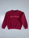 Nike Athletics Embroidered Crewneck Sweatshirt in Maroon (M)
