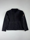 Nepa | Black Knit Fleece ZipWom Jacket Women’s – Gold Badge Patch | (M)