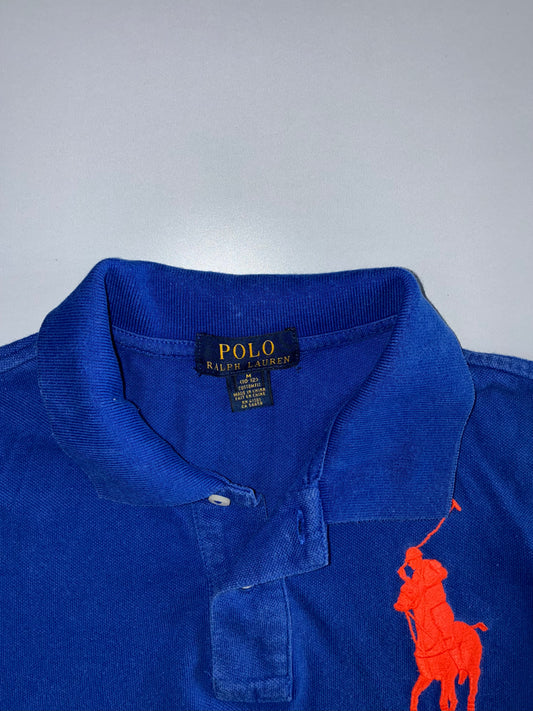 Polo Ralph Lauren Big Pony Short Sleeve Polo — Royal Blue/Orange (XS)